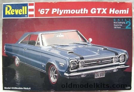 Revell 1/25 1967 Plymouth GTX Hemi, 7359 plastic model kit